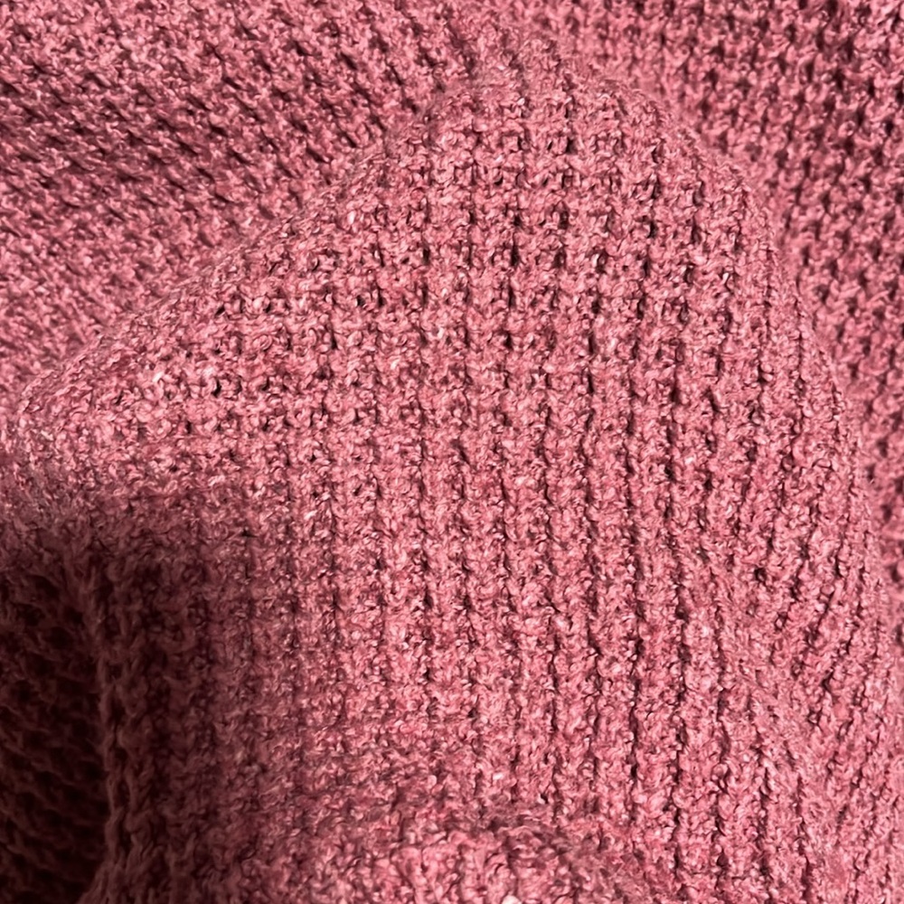 American Eagle Outfitters Waffle Knit Crew Sweater XS Oversized - Picture 7 of 7